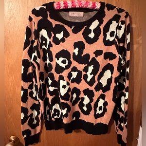 Philosophy animal print sweater women’s size M-L